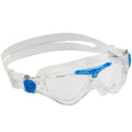 Blue-Clear - Front - Aquasphere Childrens-Kids Vista Swimming Goggles