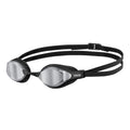 Silver-Black - Front - Arena Unisex Adult Airspeed Swimming Goggles