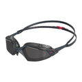 Grey-Red - Front - Speedo Unisex Adult Aquapulse Pro Smoke Swimming Goggles