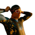 Black - Back - Aquasphere Unisex Adult Triathlon Swimming Cap