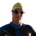 Bright Yellow - Back - Aquasphere Unisex Adult Triathlon Swimming Cap