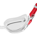Red-Silver-Clear - Side - Speedo Mens Biofuse Swimming Goggles