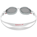 White-Red-Smoke - Back - Speedo Mens Biofuse Swimming Goggles