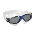Clear-Grey-Dark Blue - Lifestyle - Aquasphere Unisex Adult Vista Swimming Goggles