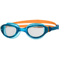 Blue-Orange-Clear - Front - Zoggs Childrens-Kids Phantom 2.0 Swimming Goggles