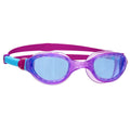 Purple-Aqua Blue-Tint - Back - Zoggs Childrens-Kids Phantom 2.0 Swimming Goggles