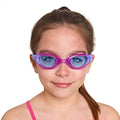 Purple-Aqua Blue-Tint - Side - Zoggs Childrens-Kids Phantom 2.0 Swimming Goggles