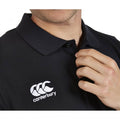 Black - Pack Shot - Canterbury Mens Waimak Polo Shirt