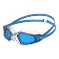 Blue-Silver - Side - Speedo Unisex Adult Hydropulse Smoke Swimming Goggles