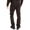 Black - Lifestyle - D555 London Mens Mario Bedford Cord Trousers With Belt