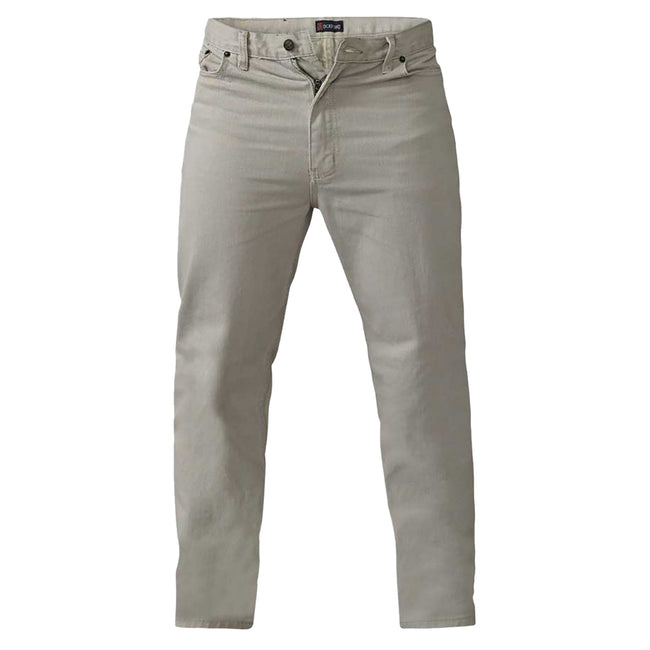 Stonewash - Front - Duke Mens Rockford Comfort Fit Jeans