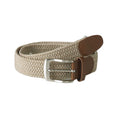 Stone - Front - D555 Mens Frank Stretch Braided Belt