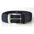 Navy - Front - D555 Mens Dani King Size Stretch Braided Belt