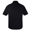 Black - Back - D555 Mens Aeron Kingsize Short Sleeve Classic Regular Shirt