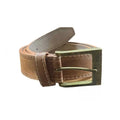 Tan - Back - D555 Mens Dylan Leather Belt