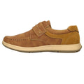 Tan - Side - Scimitar Mens Touch Fastening Casual Shoe