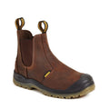 Brown - Front - Dewalt Mens Leather Safety Boots
