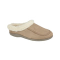 Camel - Front - Sleepers Womens-Ladies Janine Mules