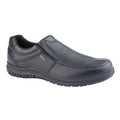 Black - Front - IMAC Mens Grain Leather Shoes