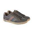 Dark Brown - Back - Route 21 Mens PU Casual Shoes