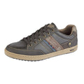 Dark Brown - Front - Route 21 Mens PU Casual Shoes