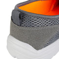 Grey-Orange - Side - Dek Mens Casual Shoes