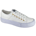 White - Front - Rdek Womens-Ladies Canvas Trainers
