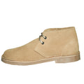 Camel - Lifestyle - Roamers Mens Real Suede Round Toe Unlined Desert Boots