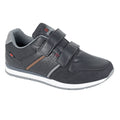 Black - Front - R21 Mens Synthetic Nubuck Trainers