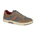 Brown - Front - R21 Mens Patterned Trainers