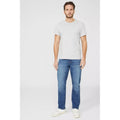 Blue - Lifestyle - Maine Mens Stone Wash Straight Jeans