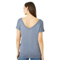 Grey - Back - Maine Womens-Ladies Slouch T-Shirt