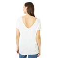 White - Back - Maine Womens-Ladies Slouch T-Shirt