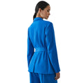 Blue - Back - Principles Womens-Ladies Belted Single-Breasted Blazer