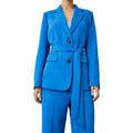Blue - Front - Principles Womens-Ladies Belted Single-Breasted Blazer