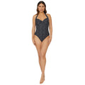 Monochrome - Lifestyle - Gorgeous Womens-Ladies Spotted Underwired One Piece Swimsuit