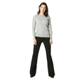 Black - Side - Maine Womens-Ladies Cotton Bootcut Jeans