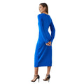 Cobalt - Back - Principles Womens-Ladies Jersey Twisted Midi Dress
