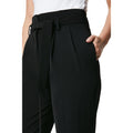 Black - Side - Principles Womens-Ladies Paperbag High Waist Trousers