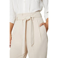 Camel - Side - Principles Womens-Ladies Paperbag High Waist Trousers