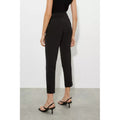Black - Back - Dorothy Perkins Womens-Ladies Tall Ankle Grazer Trousers