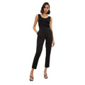 Black - Front - Dorothy Perkins Womens-Ladies Tall Ankle Grazer Trousers