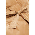 Camel - Pack Shot - Dorothy Perkins Womens-Ladies Wrap Padded Jacket