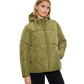 Olive - Front - Dorothy Perkins Womens-Ladies Short Padded Jacket