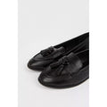 Black - Lifestyle - Dorothy Perkins Womens-Ladies Lennie Tassel Wide Loafers