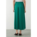 Green - Back - Dorothy Perkins Womens-Ladies Pleated Midi Skirt