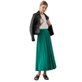 Green - Front - Dorothy Perkins Womens-Ladies Pleated Midi Skirt