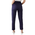 Navy - Back - Dorothy Perkins Womens-Ladies High Waist Tall Slim Leg Trousers