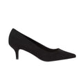 Natural Black - Front - Dorothy Perkins Womens-Ladies Dove Wide Kitten Heel Court Shoes