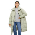 Sage - Front - Dorothy Perkins Womens-Ladies Padded Tall Long Coat